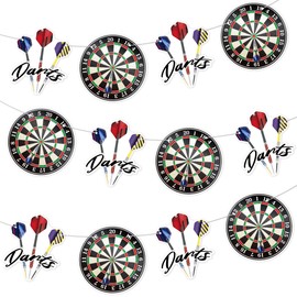 Darts Mix Banner Party Decorations,12pcs Darts bunting