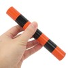 1 Pair Rhythm Sticks Wooden Case Iron Beads Sand Stick