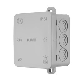 Rev Ritter IP54 0518429777 Junction Box 75 x 75 mm without Terminal Strip 10-Piece Set