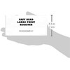 10 Pack Large Print Low Vision, Made in The USA,