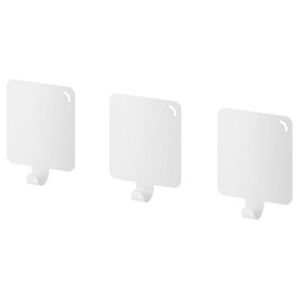 Ikea Plutt Hook Self Adhesive White 3 Pack 803.471.01