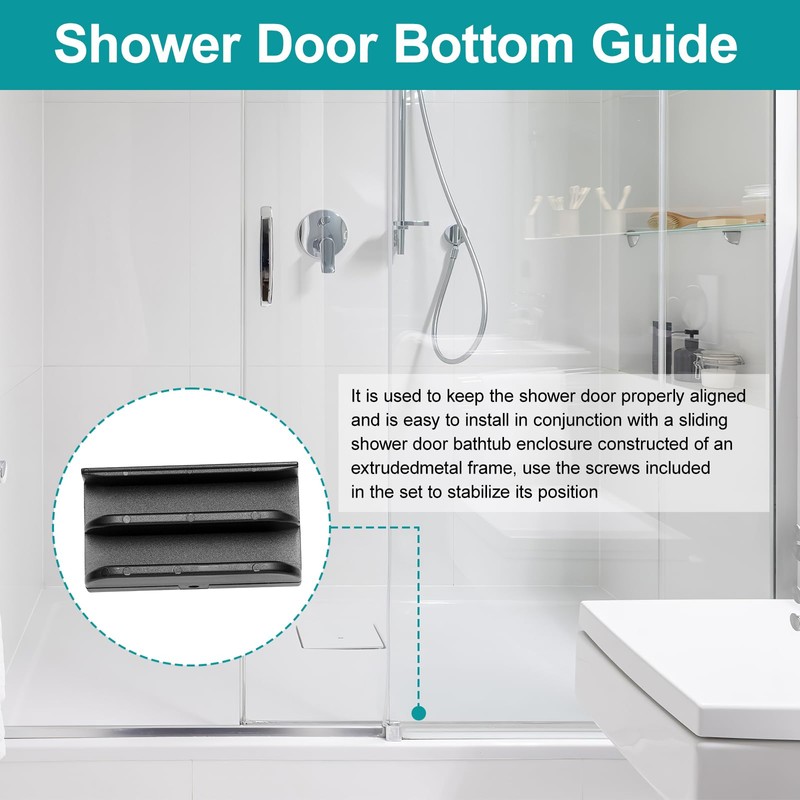 M6219 Sliding Shower Door Bottom Guide for Sliding Shower Door,