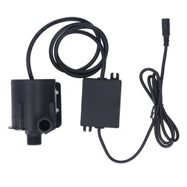 24V DC Brushless Water Pump High Temperature Resistant G1/2 Thread 42.7ft Pump Head Brushless Submersible Water Pump for Water Tank Computer