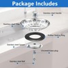 VZU 2PCS Kitchen Sink Strainer Plug, 78mm Sink Plug strainer,