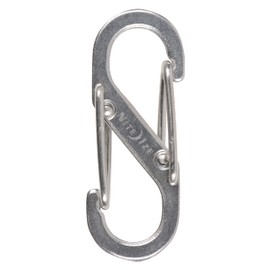 Nite Ize Size-0.5 S-Biner Dual Spring Gate Carabiner, Stainless, 2-Pack