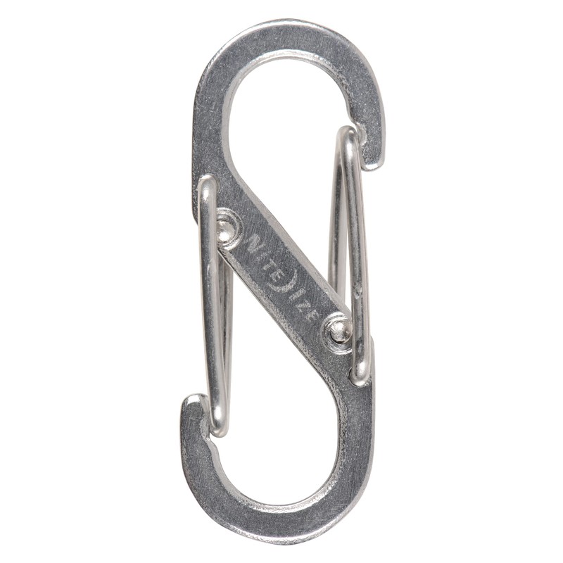 Nite Ize Size-0.5 S-Biner Dual Spring Gate Carabiner, Stainless, 2-Pack