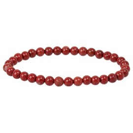 ELEDORO Stretch Bracelet Made of Real Gemstone Beads (6 mm) – Pearl Bracelet for Stylish Elegance, Gemstone