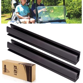 EZGO RXV Windshield Retaining Sash Clips for Golf Cart EZGO RXV 2008 Up Replacement Part 613136 603852 (Not Applicable to EZGO TXT)- Width 1.3 inch, 10 Inch Set of 2
