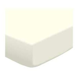 SheetWorld Fitted Basket Sheet - Organic Ivory Jersey Knit - Solid Colors