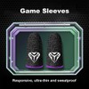 Unbranded Pair of PUBG Finger Cover Sweat Proof Gaming Thumb Sleeve Purple COD Mobile