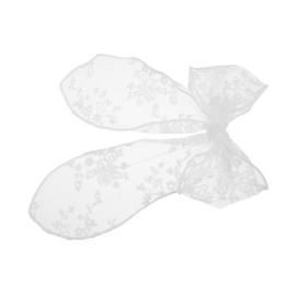 IWOWHERO Lace Bow Hairpin Big Bow Hair Clip for Women Hair Accessory for Hanfu Elegant Ribbon