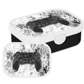 Mepal - Campus Gaming Lunch Set for Children with Pop-up Water Bottle & Lunch Box - Lunch Set for School or on the Go - Dishwasher Safe & BPA Free - 400 ml + 750 ml - Gaming - Controller