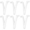 6Pcs White Pool Supply V Clip, Pool Butterfly Clip V