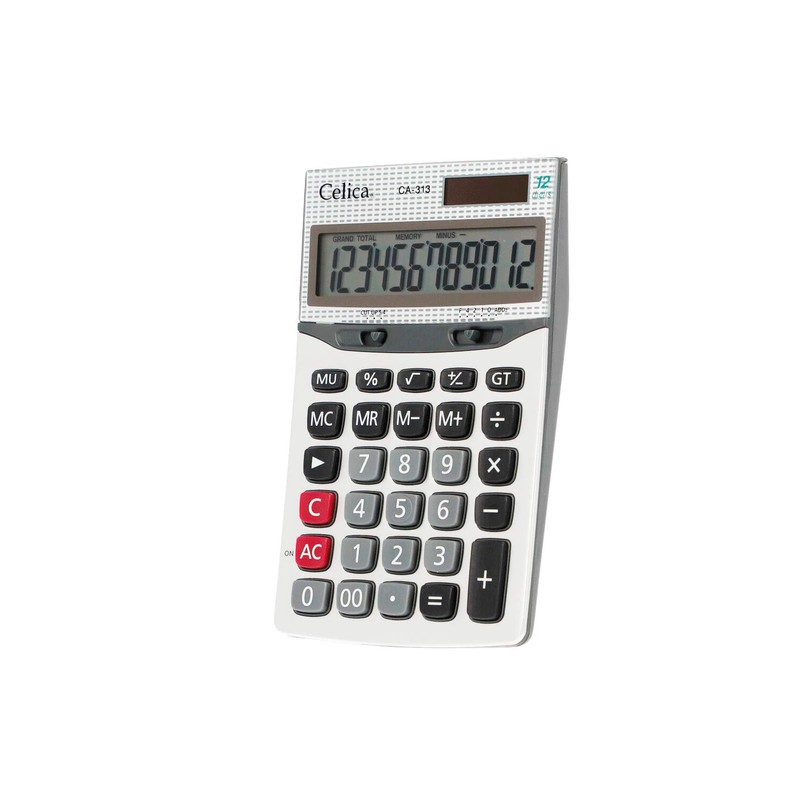 Celica Ca-313 Calculadora De Escritorio, 12 Dígitos Con Tecla De