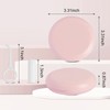 LONGMON Slim Retainer Case,Compatible with Invisalign,Aligner,Contain Remover Tool,Chewie,Pink Retainer Case