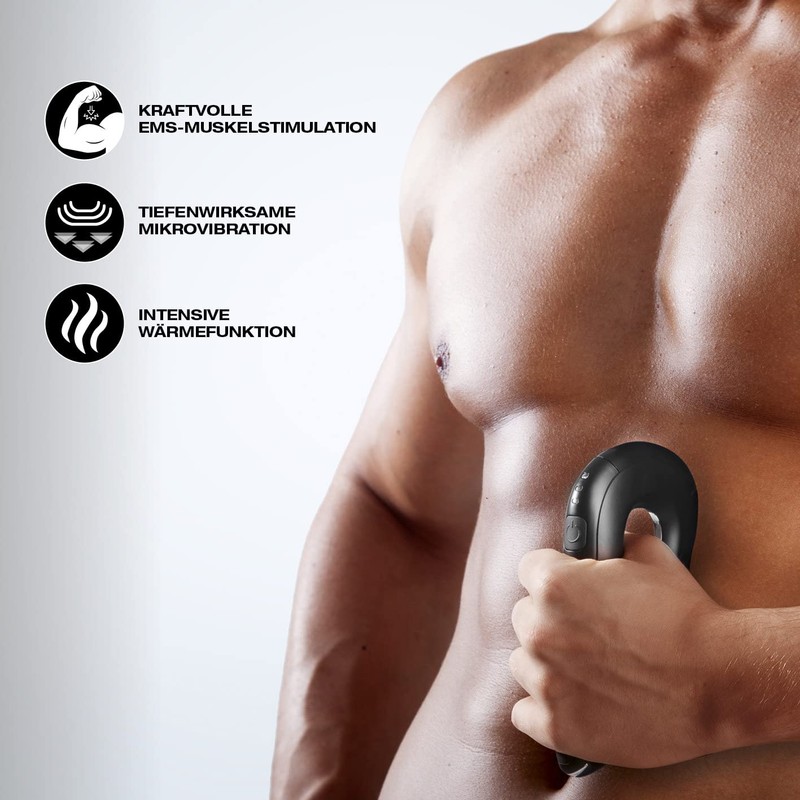 FitEngine EMS Massage Handle with Heat Function | 3 Intensity