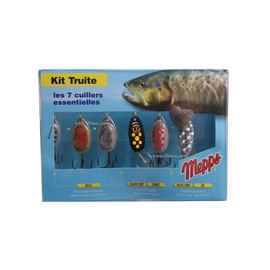 MEPPS - Kit Trota - Cofanetto di 7 cucchiai essenziali per la trota