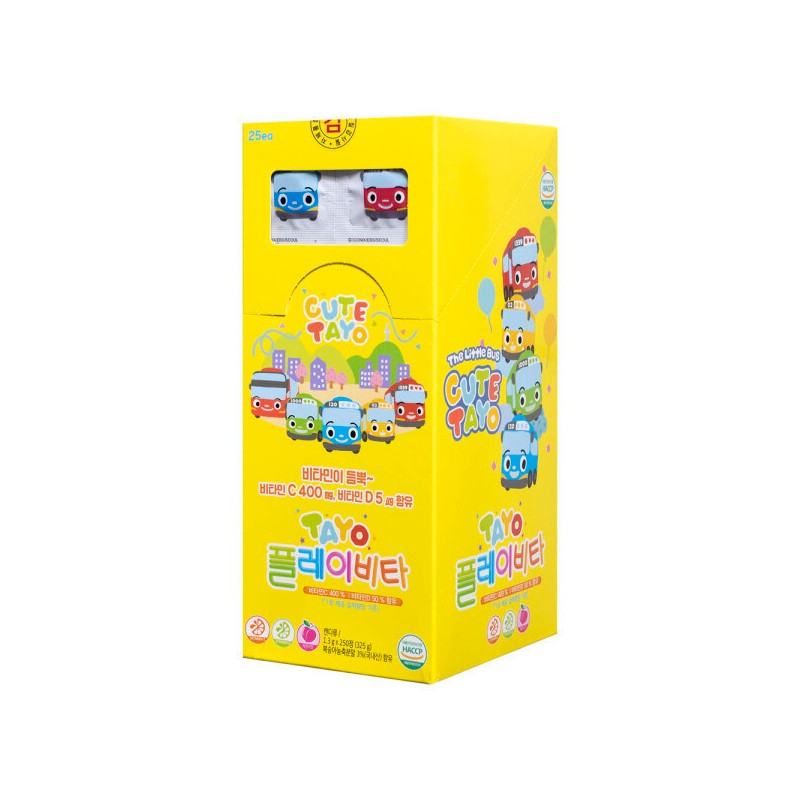 Little Bus Tayo Vitamin 250 Tablets Daycare Kindergarten Birthday Gift