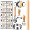 8 Pieces Ravioli Mold Set, ravioli cutter, Ravioli Maker Cutter