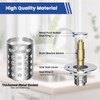Universal Bathroom Sink Drain Strainer Hair Catcher 4PCS Upgraded with