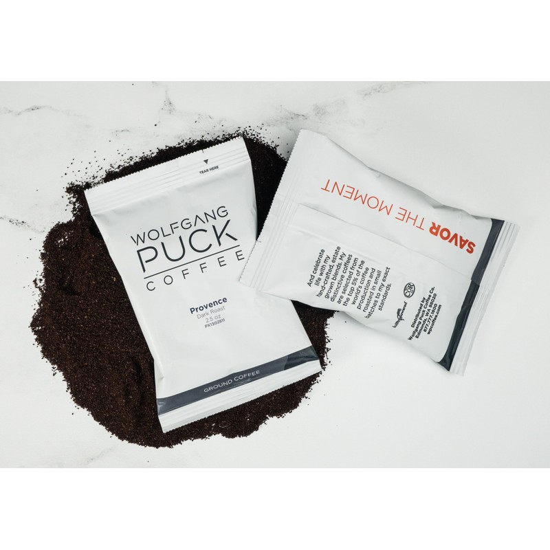 Wolfgang Puck Coffee, Provence French Roast, 2.5 ounce Portion Packs,