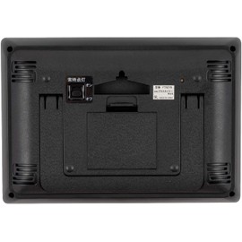 LANDEX YT5278WH Alarm Clock, Radio Wave, White, Neo Plus Timer, Digital Timer, Light Included, Automatic Illumination