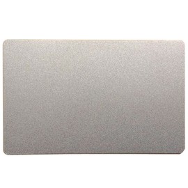 ebamaz 10枚メタル名刺アルミブランク昇華の印刷金属名刺86X54MMカラー印刷 / UV印刷/レーザー彫刻に適しています (真珠銀, 厚さ0.45mm)