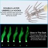 Luminous Squid Jig Hooks - Hard Shrimp Lure Fake Prawn