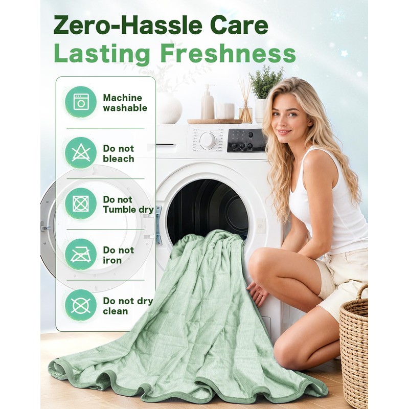 Panku Cooling Comforter Lightweight Blankets for Night Sweats Hot Sleepers