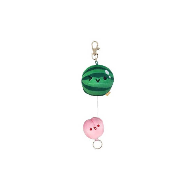 Sunstar Stationery S8347417 Watermelon Game Keychain, Reel Included, Watermelon &