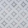 Luna Gray Encaustic 8x8 Honed Finish Cement Tile Floor