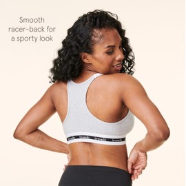 Bravado Designs Sustainable Original Nursing Bra | Organic Cotton | Dove Heather | M