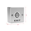 Push to Exit Button with LED Indicator Light for Door