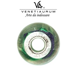 Venetiaurum - Charm-Anhänger aus Original-Muranoglas und Silber 925 - Schmuck "Made in Italy“