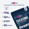 Creatina Monohidratada 750gr Hero Sport Sabor Sin sabor