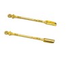 Naisfei 4 Pieces Mini Spoon,Gold Mini Spoon Mini Shovel Microscale
