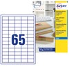 Avery J8551-25 Mini Labels for Inkjet Printers (38.1 x 21.2