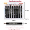 evpct 8Pcs Cream Eyeshadow Stick Set for Women, Beige Nude