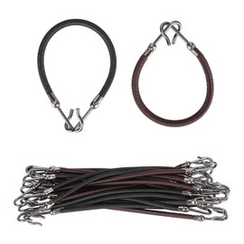 Ganchos de Caballo 20 Piezas de Goma Elástica y Metal Diseño Abierto para Evitar Tirones Multifuncional para Cabello Esponjoso y Denso, Oficina, Gimnasio