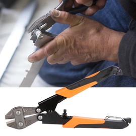 8 Inch Mini Bolt Cutter, Heavy Duty Wire Cutters with Ergonomic Handle for Cutting Bolts, Chain, Threaded Rod, Wire Small Bolt Cutter Mini Bolt and Wire Cutter