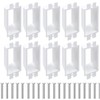 10Pcs Electrical Power Outlet Box Extender Kit with 20Pcs Screws–