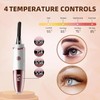 Heated Eyelash Curlers - Fast Heat up Within 10s -
