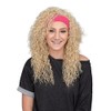 Costume Agent Retro 80s Aerobics Instructor Deluxe Wig and Headband