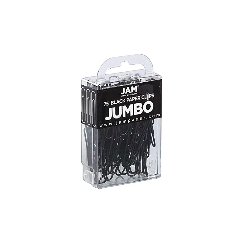 JAM PAPER Clips de papel gigantes coloridos – Grande de