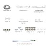 EPESTOEC 2Pack 4FT LED Shop Light Garage Lights,42W 5000K 6300LM