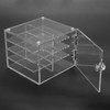 8 Layers False Eyelash Extension Carry Case Transparent Acrylic Storage