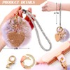 HONYJOOM Cute Keychains for Women, Sparkly Rhinestone Heart Key Chain