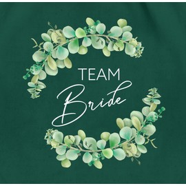 Shirtracer - Gym Bag Backpack - JGA Stag Night Women - Team Bride - Eucalyptus Team Bride, 01 Dark Green, Unit size