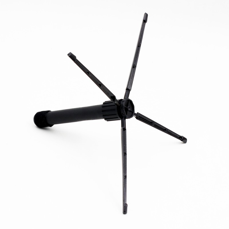 Western Concert Flute Tripod Holder Stand with 4 Metal Legs