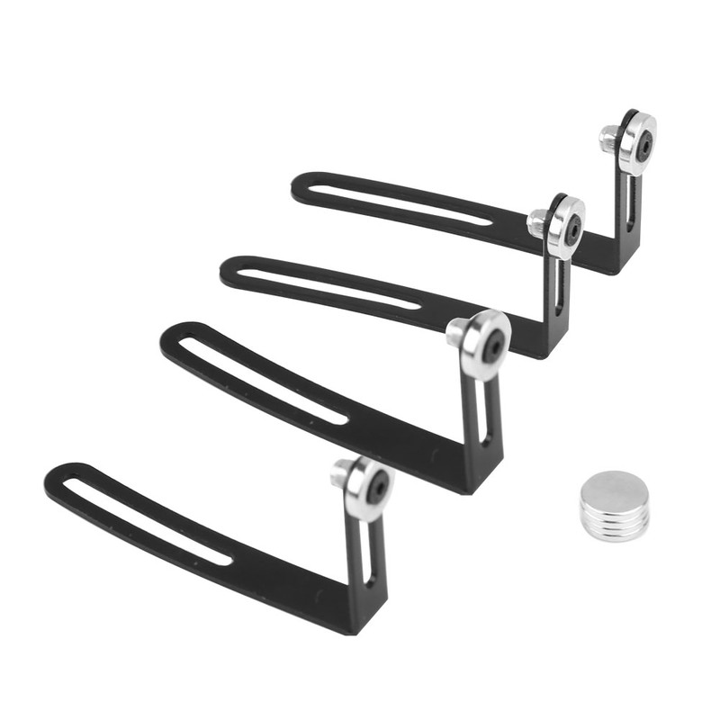 4pcs RC Car Shell Body Mount Metal L Bracket with